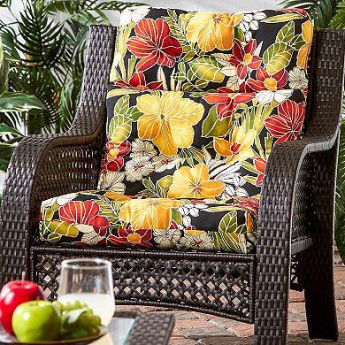 Greendale Home Fashions Outdoor High Back Chair Cushion