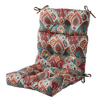Greendale Home Fashions Outdoor High Back Chair Cushion