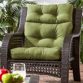 Greendale Home Fashions Outdoor High Back Chair Cushion