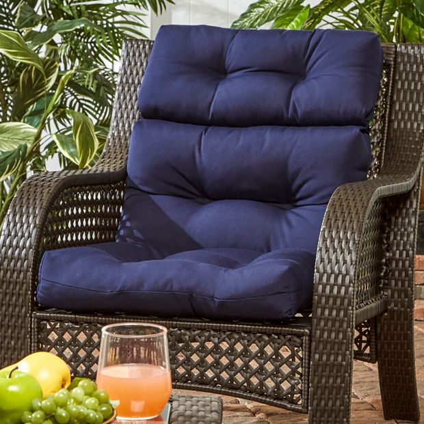 Greendale home fashions chair best sale cushion high back outdoor