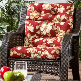 Greendale Home Fashions Outdoor High Back Chair Cushion