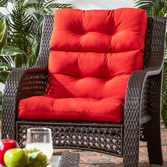Greendale Home Fashions Outdoor High Back Chair Cushion