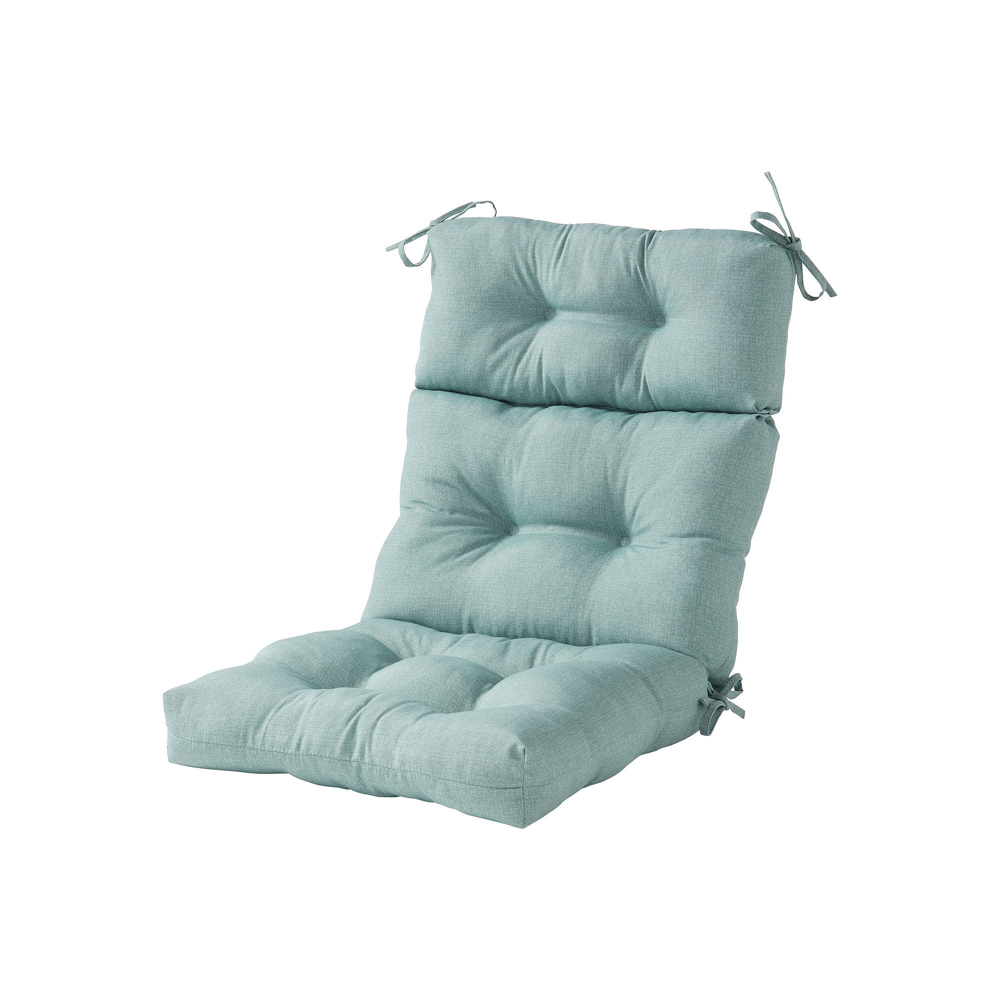Greendale Home Fashions Outdoor High Back Chair Cushion, Seaglass