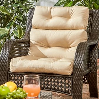 Greendale Home Fashions Outdoor High Back Chair Cushion