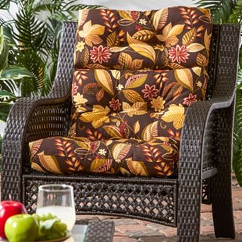 Greendale Home Fashions Outdoor High Back Chair Cushion