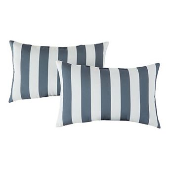Greendale Home Fashions Outdoor 2-pack Oblong Throw Pillow Set