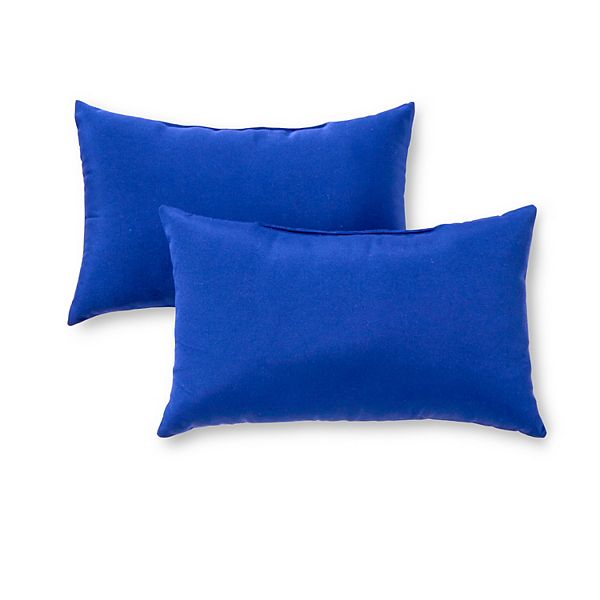 Greendale Home Fashions Outdoor 2-pack Oblong Throw Pillow Set - Capri