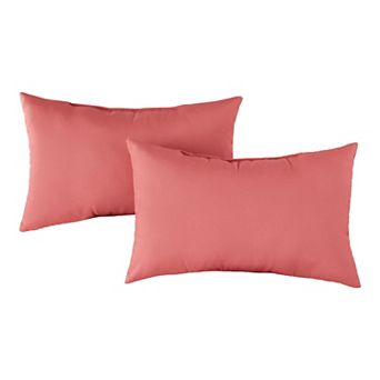 Greendale Home Fashions Outdoor 2-pack Oblong Throw Pillow Set