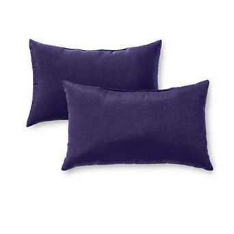 Greendale Home Fashions Outdoor 2-pack Oblong Throw Pillow Set