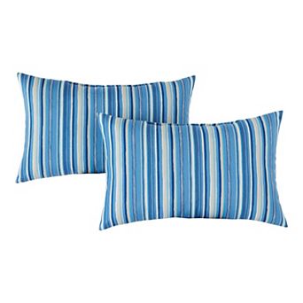 Greendale Home Fashions Outdoor 2-pack Oblong Throw Pillow Set
