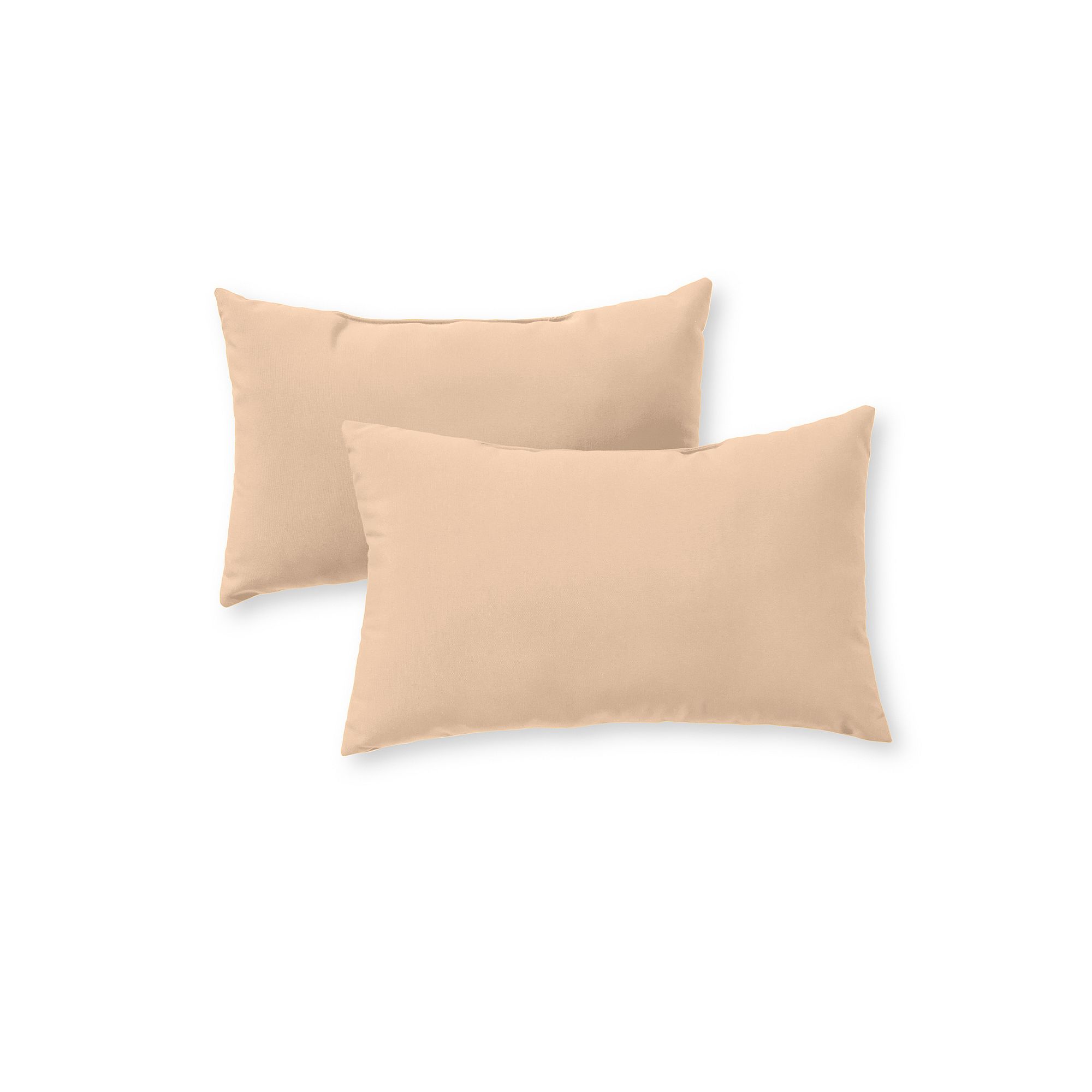 Greendale Home Fashions Outdoor 2-pack Oblong Throw Pillow Set, Grey