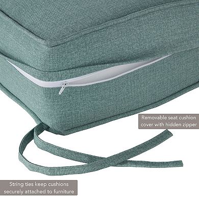 Greendale Home Fashions Deep Seat Cushion & Back Pillow Set