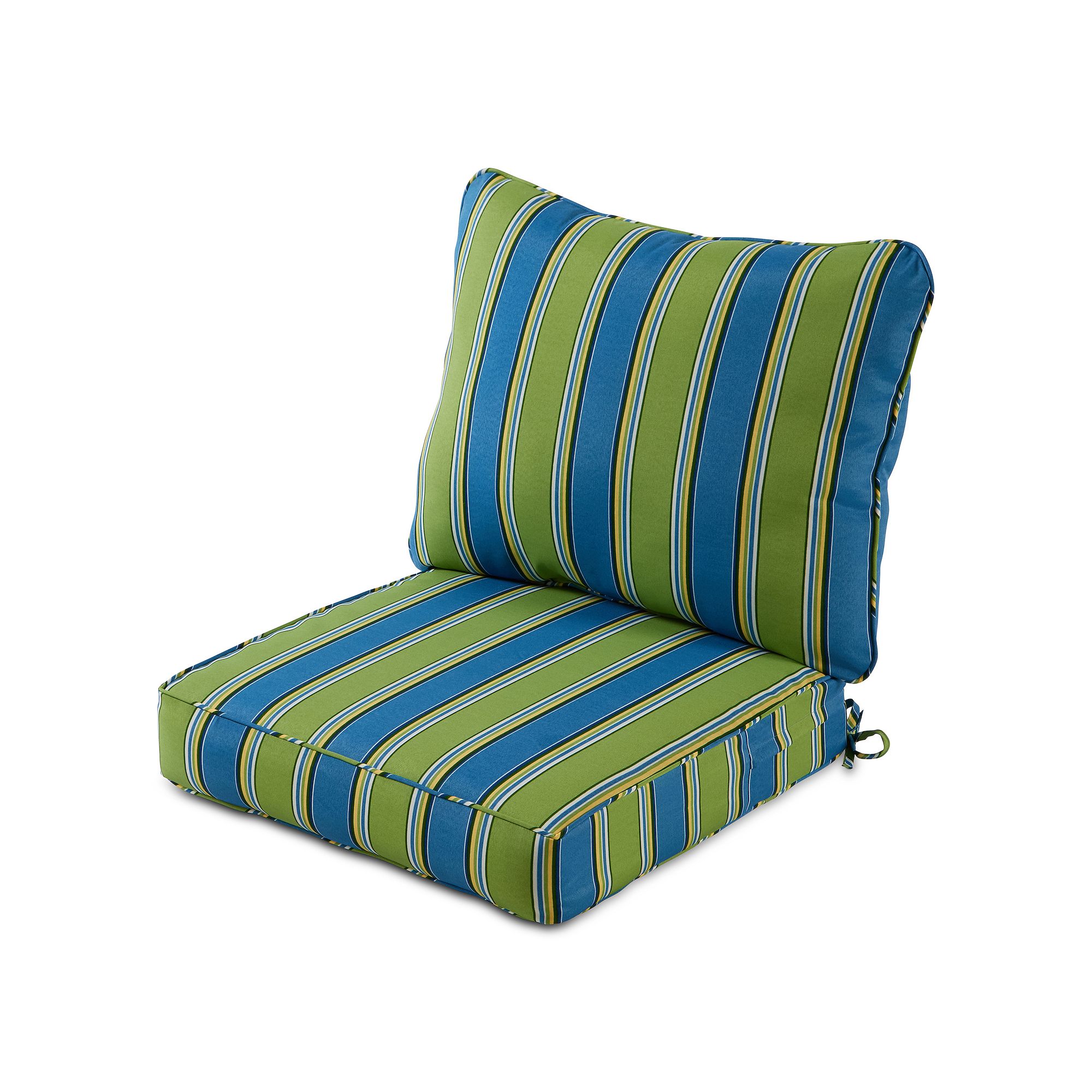 Greendale Home Fashions Deep Seat Cushion & Back Pillow Set, Cayman