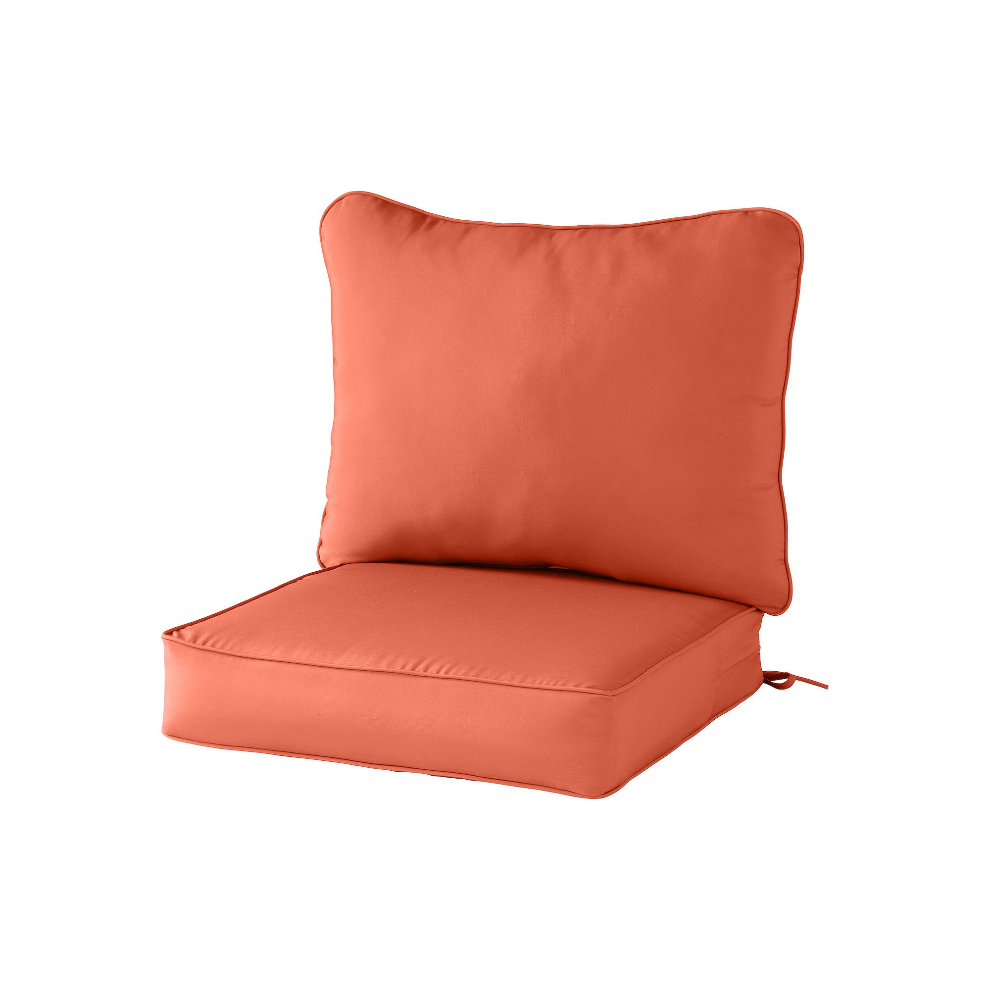 Greendale Home Fashions Deep Seat Cushion & Back Pillow Set, Red