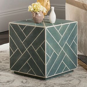 Safavieh Couture Geometric Cube End Table