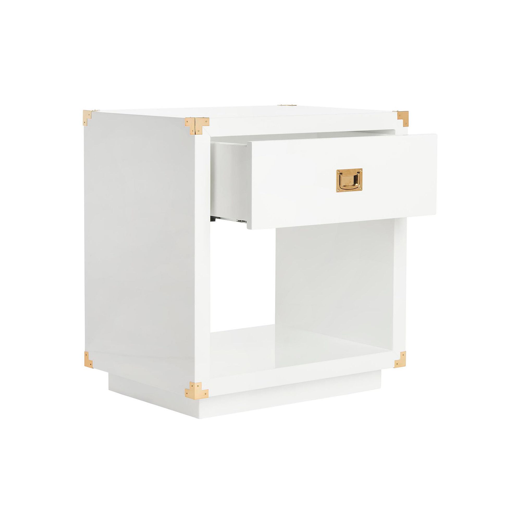 Safavieh Couture Lella 1-Drawer End Table, White