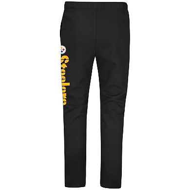 Men's Majestic Pittsburgh Steelers Critical Victory Fleece Pants