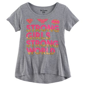 Girls 7-16 DC Comics Supergirl, Wonder Woman & Batgirl 