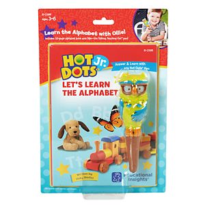 Educational Insights Hot Dots Jr. Let's Learn the Alphabet Interactive Book & Pen Set