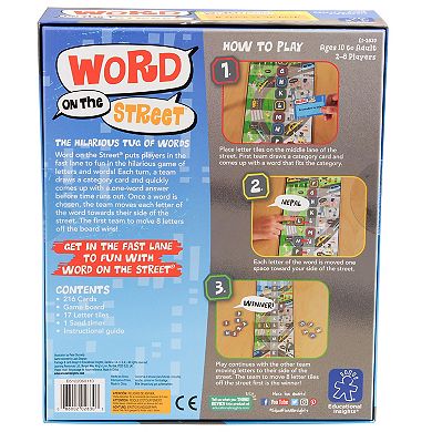 Educational Insights Word ON The Street Board Game