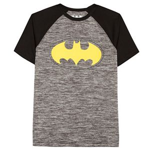 Boys 8-20 DC Comics Batman Logo Raglan Tee