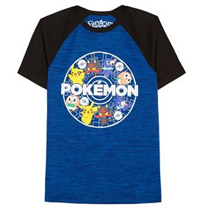 Boys 8-20 Pokémon Character Raglan Tee