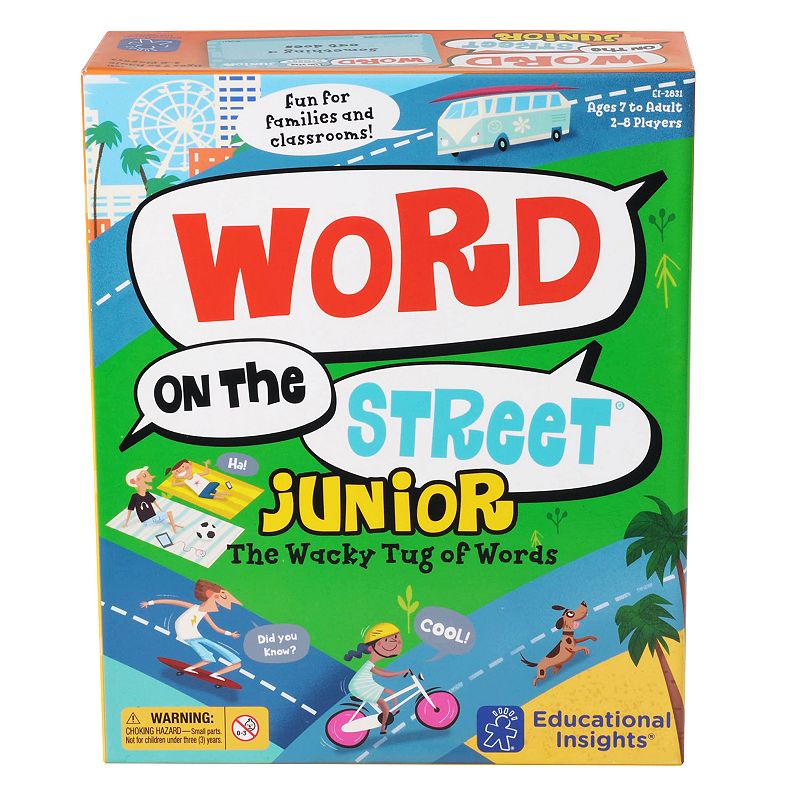Educational Insights Word ON The Street Junior Board Game, Multicolor