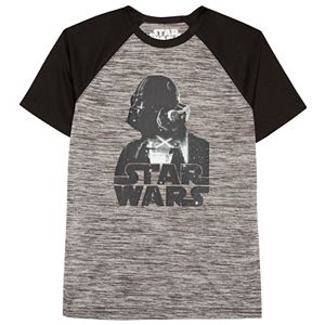 Boys 8-20 Star Wars Darth Vader Raglan Tee