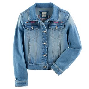 Girls 7-16 & Plus Size Mudd® Embroidered Denim Jacket