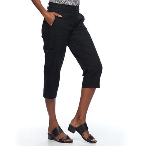 Women's Croft & Barrow® Twill Utility Capris