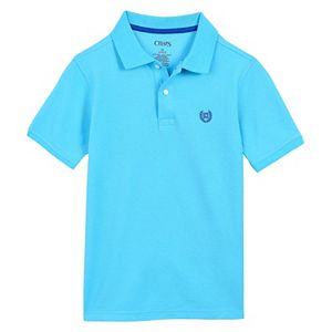 Boys 4-20 Chaps Solid Stretch Polo