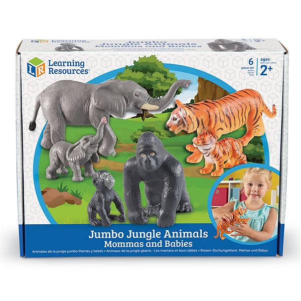Learning Resources Mommas & Babies Jumbo Jungle Animals