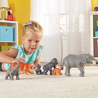 Learning Resources Mommas & Babies Jumbo Jungle Animals 