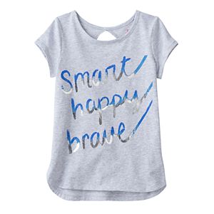 Girls 4-10 Jumping Beans® Back Cutout Sequin Graphic Tee