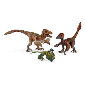 Feathered Raptors Dinosaur Figure Set