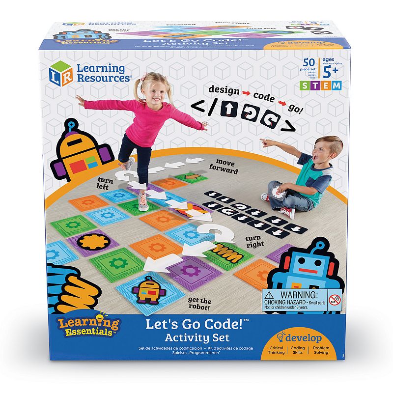 38205589 Learning Resources Lets Go Code! Activity Set, Mul sku 38205589