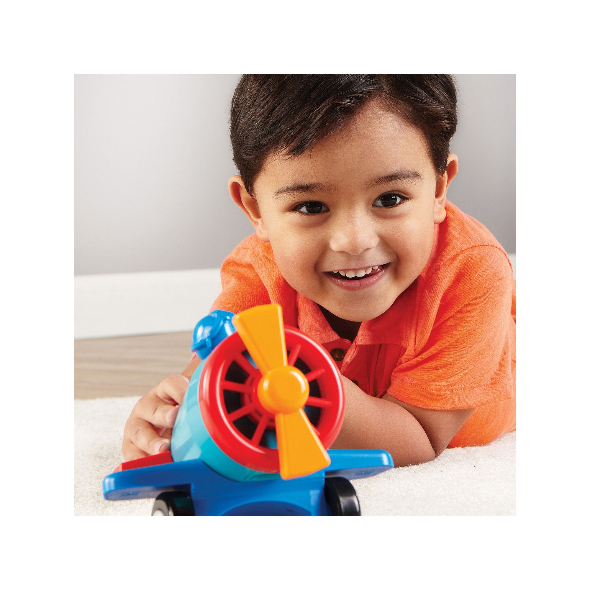 Learning Resources 1-2-3 Build It Car-Plane-Boat Set, Multicolor