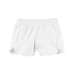 Girls 4-8 Carter's Solid Ruffle Shorts
