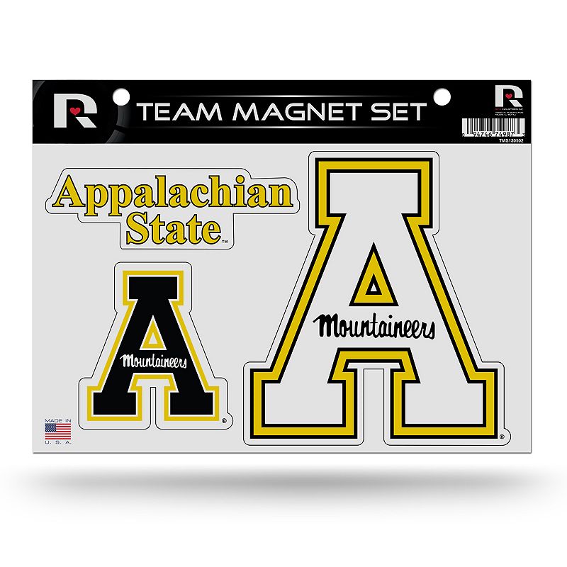 Appalachian State Mountaineers Team Magnet Set, Multicolor