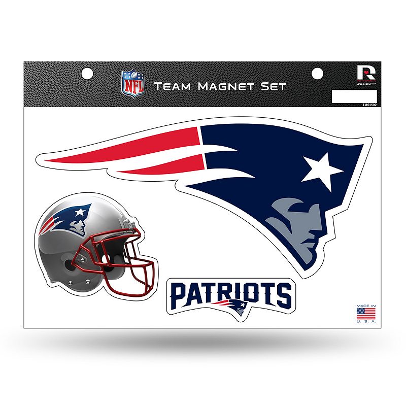 New England Patriots Team Magnet Set, Multicolor