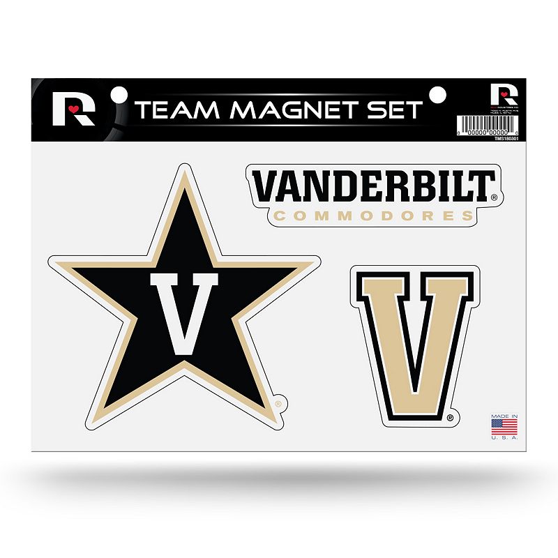 Vanderbilt Commodores Team Magnet Set, Multicolor