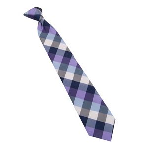 Boys Chaps Checker Clip-On Tie