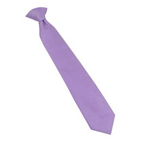 Boys Chaps Solid Clip-On Tie