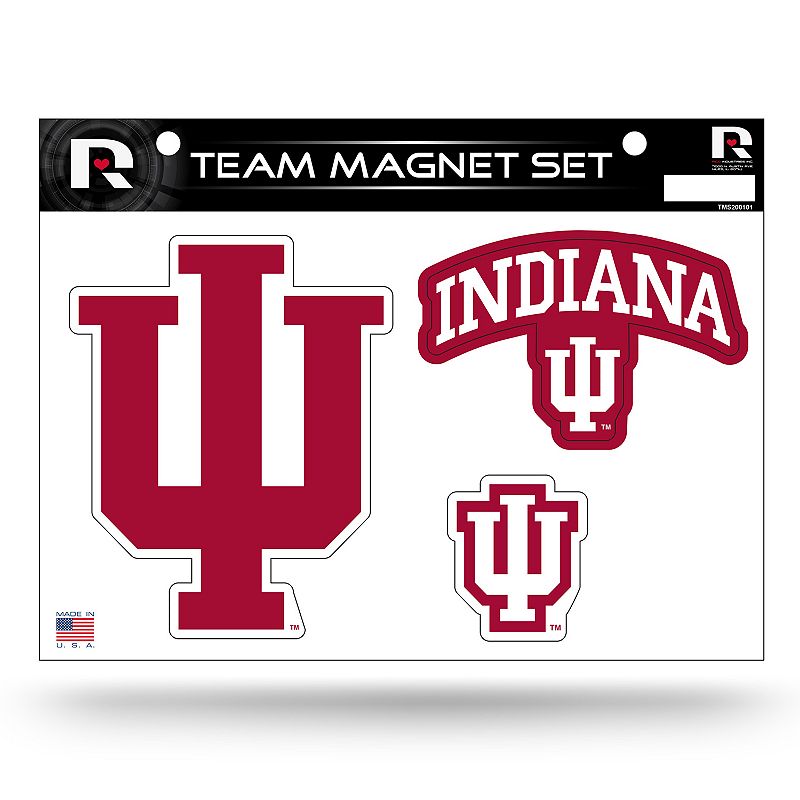 Indiana Hoosiers Team Magnet Set, Multicolor