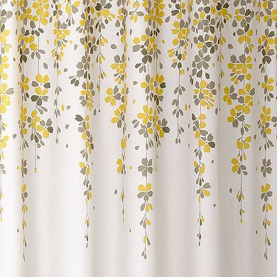 Lush Decor Weeping Flower Shower Curtain
