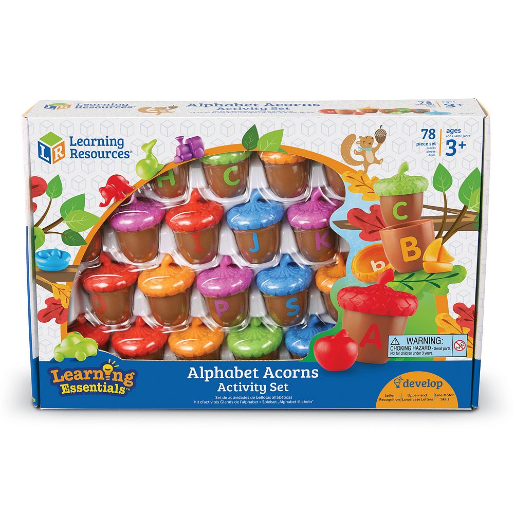 Learning Resources Alphabet Acorns Activity Set