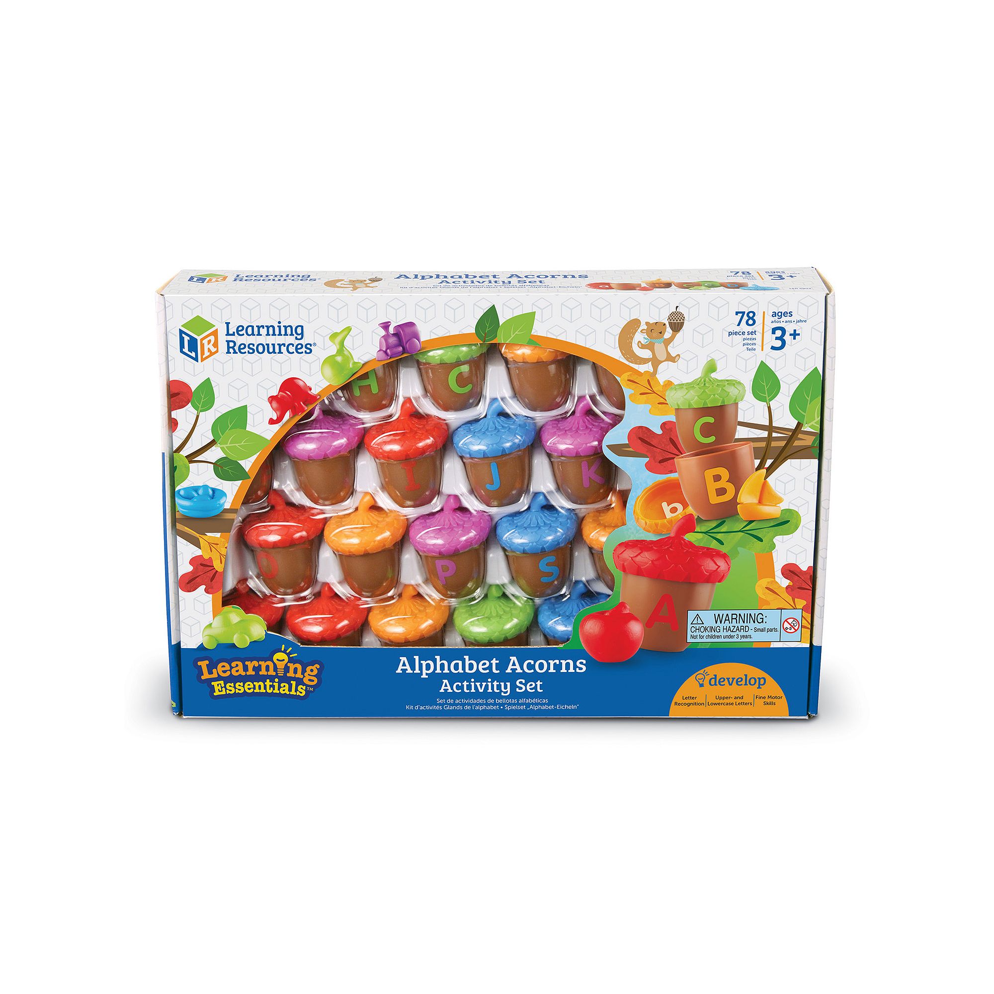Learning Resources Alphabet Acorns Activity Set, Multicolor