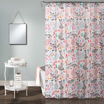 Lush Decor Pixie Fox Kid's Shower Curtain
