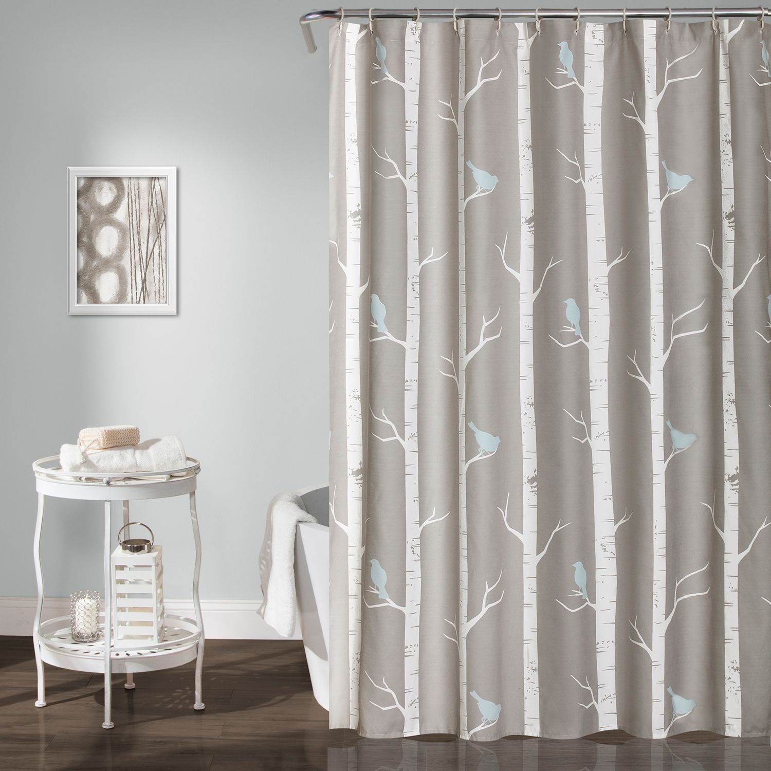 bird shower curtain