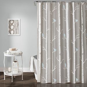 Lush Decor Bird On The Tree Shower Curtain